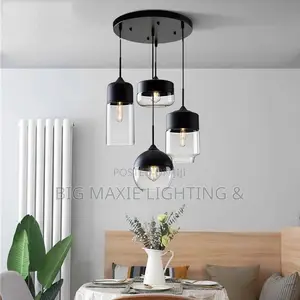 Luxury Four in One Glass Dropping Chandelier