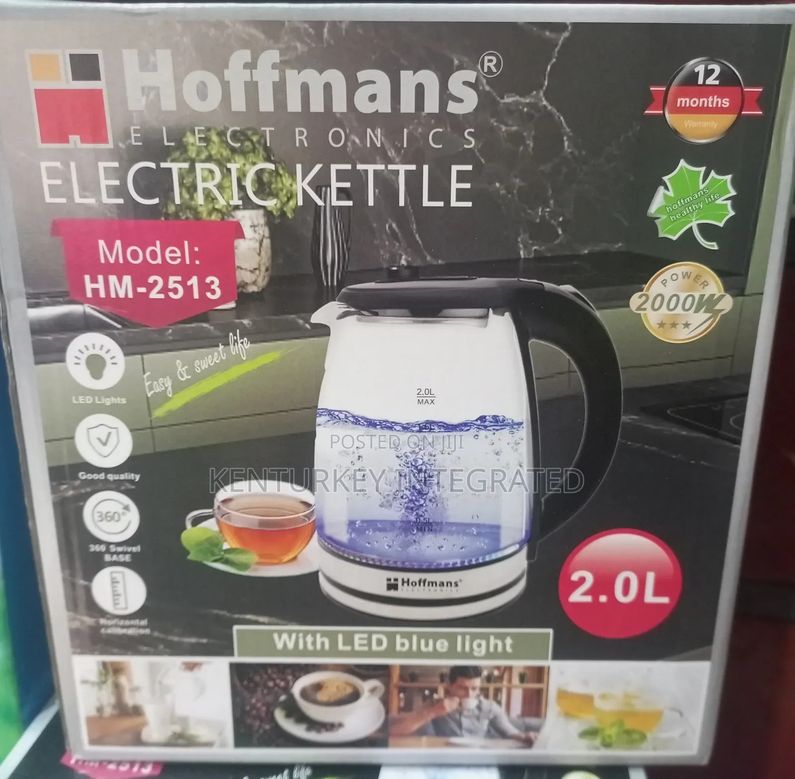 Hoffima's Electric Transparent Kettle
