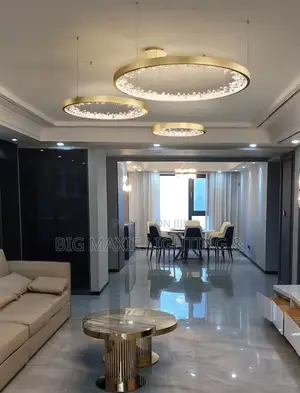 Luxury Three Rings Living Room Chandelier