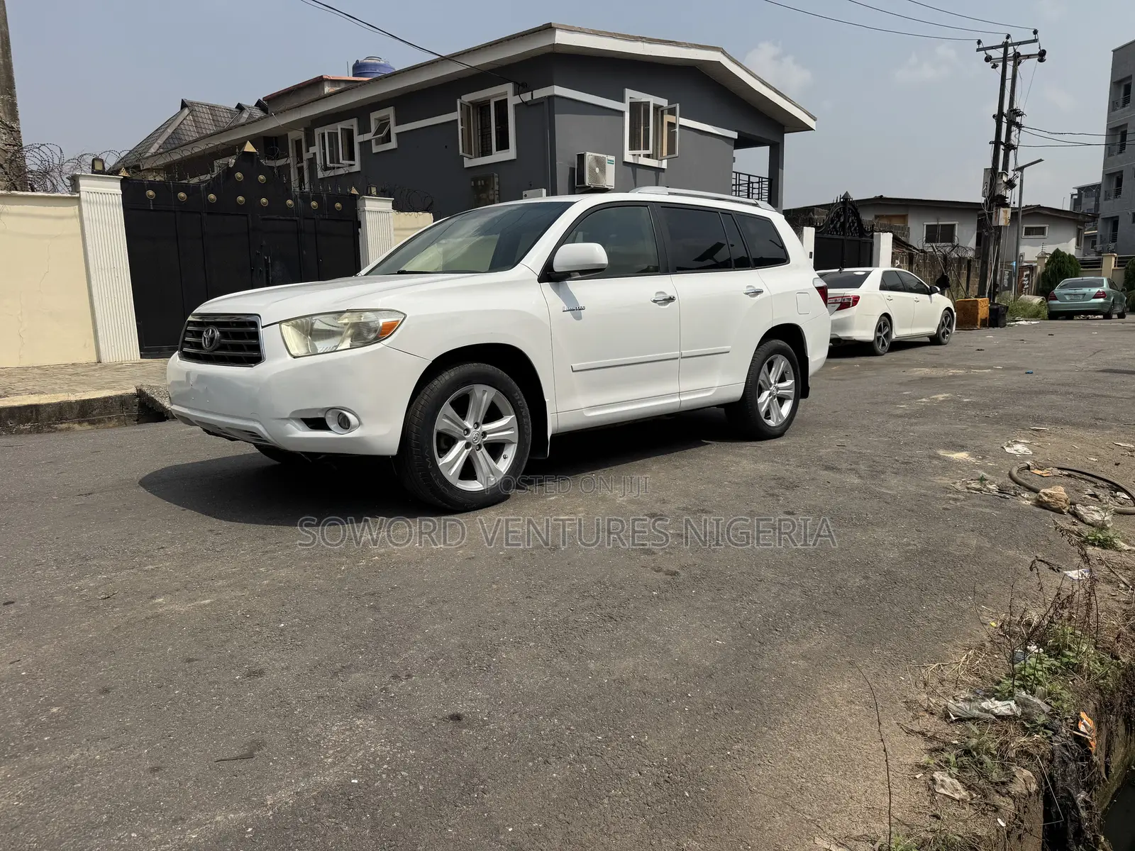 Toyota Highlander Limited 2009 White