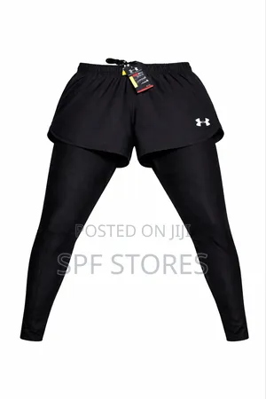 Black Colour Short With Long Tight