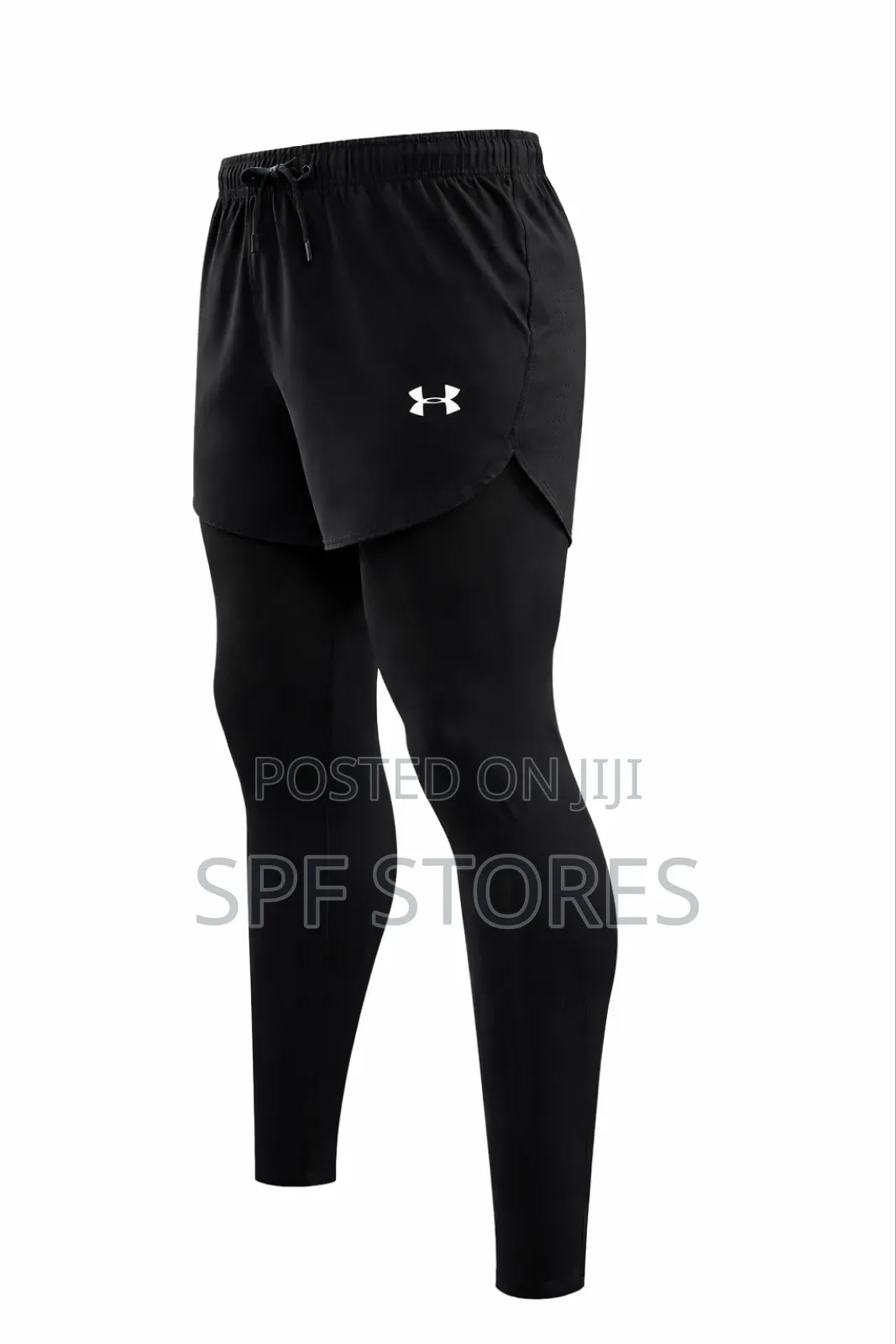 Black Colour Short With Long Tight