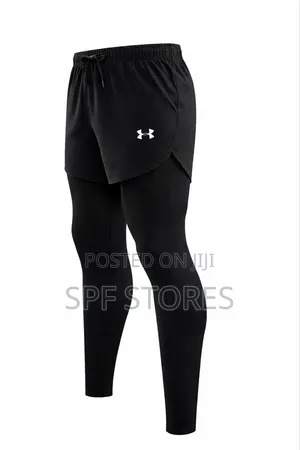 Black Colour Short With Long Tight