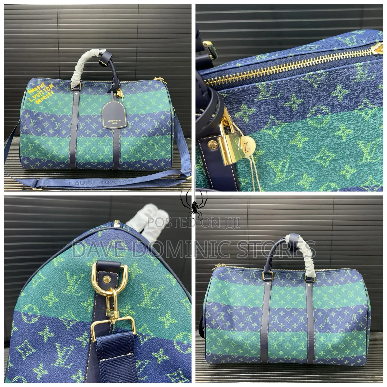 Louis Vuitton Denim Duffel Bag