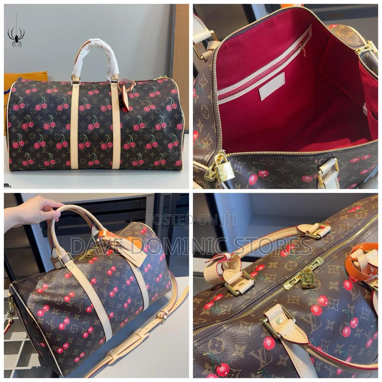 Louis Vuitton Denim Duffel Bag