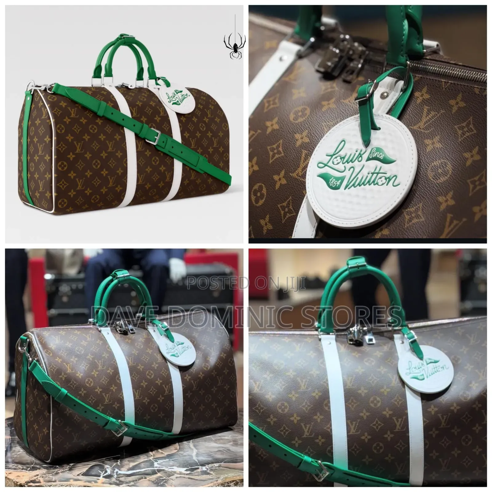 Louis Vuitton Denim Duffel Bag