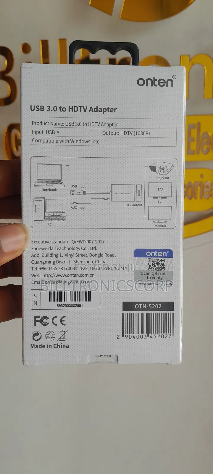 Usb 3.0 to Hdmi Adapter Otn-5202