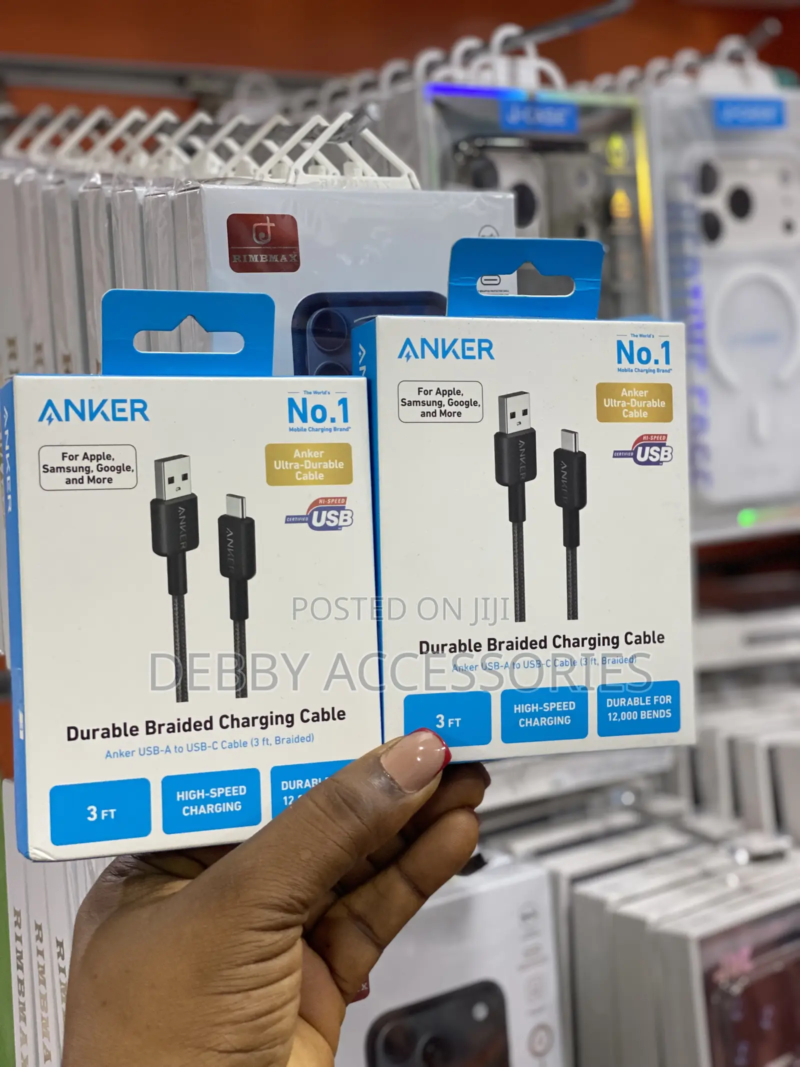 Durable Braided Charging Cable Anker Usb-a to Usb-C Cable