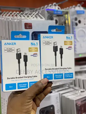 Durable Braided Charging Cable Anker Usb-a to Usb-C Cable