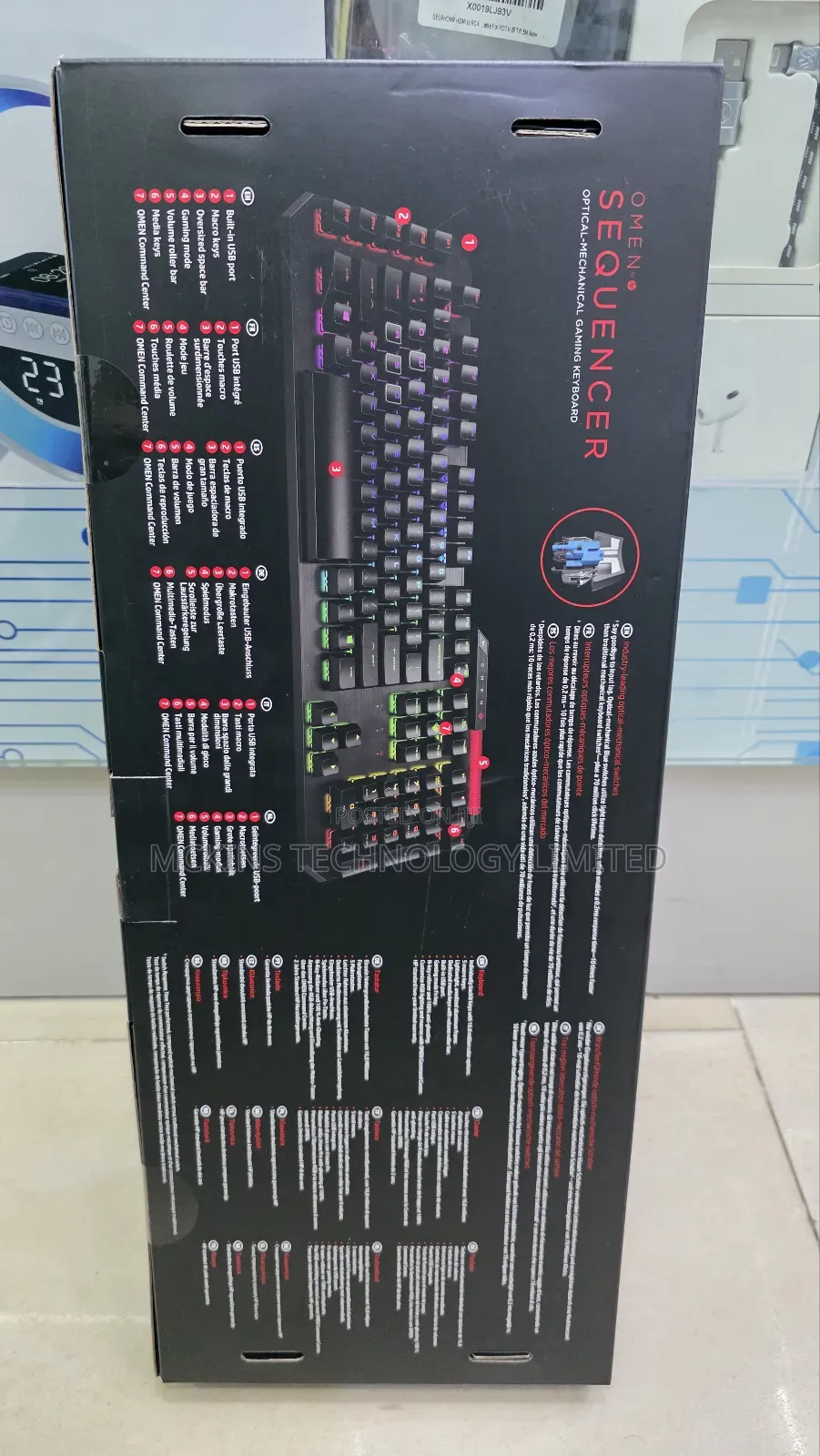 RGB Hp Mechanical Keyboard