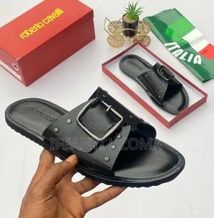 Classic Designer Leather Slippers