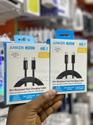 Anker Zolo Usb-C to Usb-C Cable (6 Ft, 240w, Braided)
