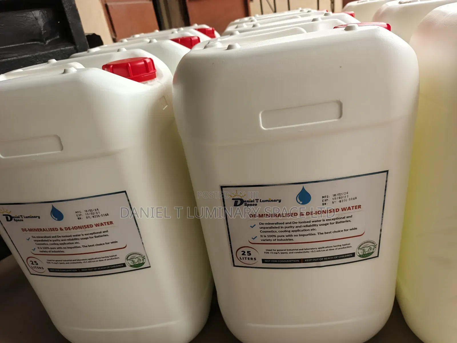 Industrial Distilled Water Vendor