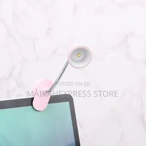 1pc Mini Led Clamp Reading Lamp Night Lights Portable Book Clip Lamp