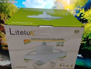 2-in-1 Led Light 34w Ceiling Fan, Dimmable, Timer.