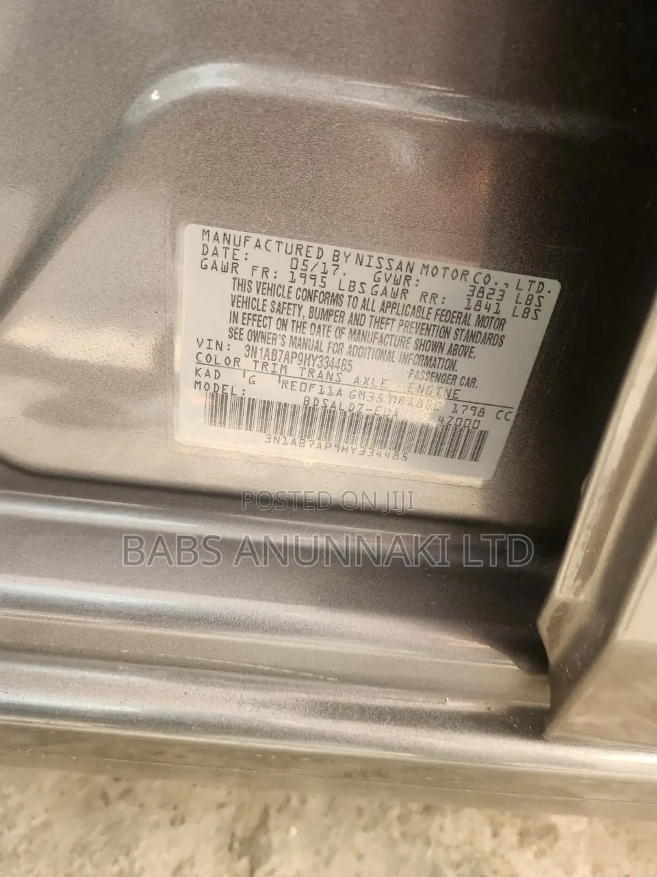 Nissan Sentra 2017 Gray