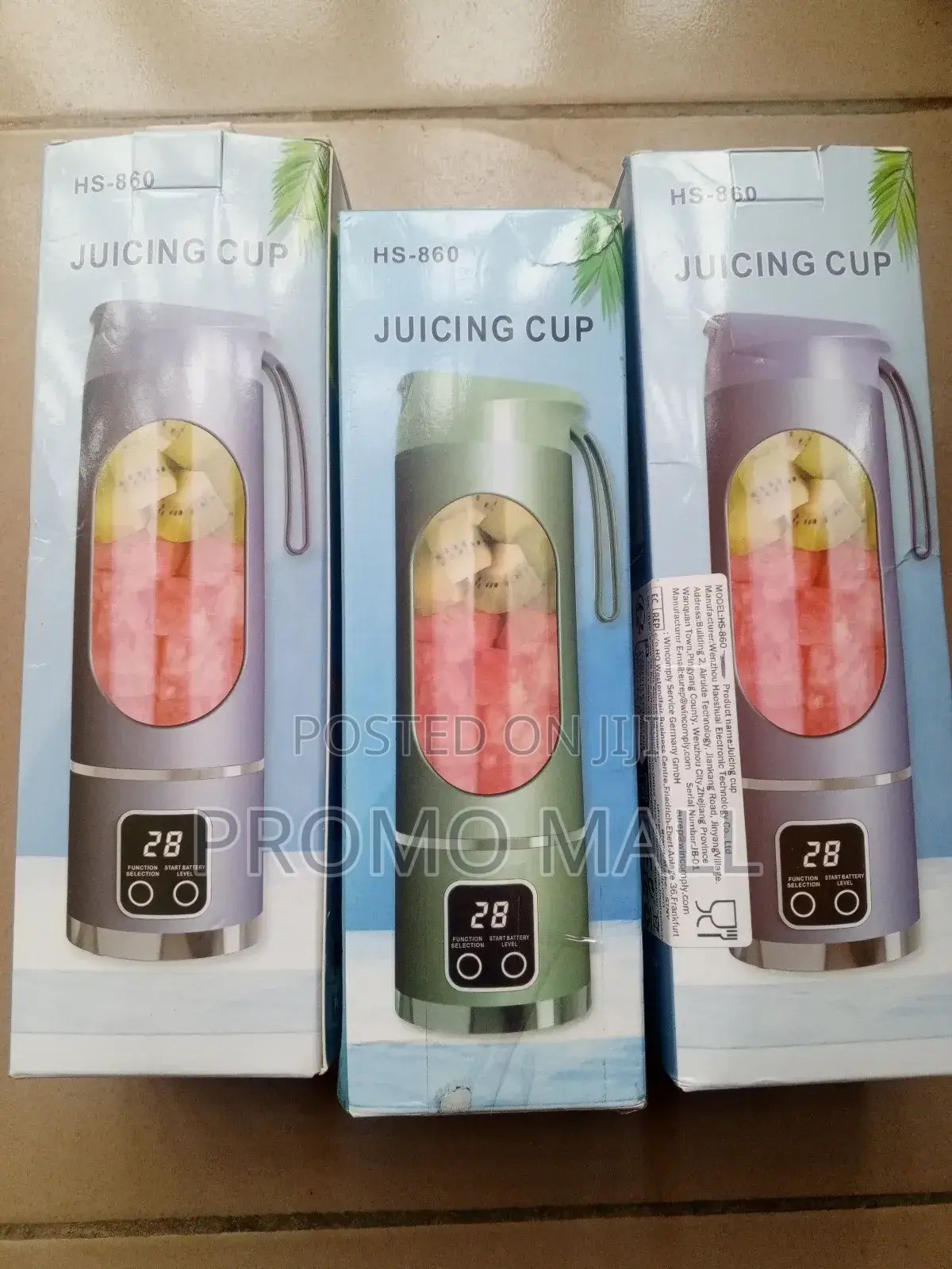 Portable Rechargeable Juicer