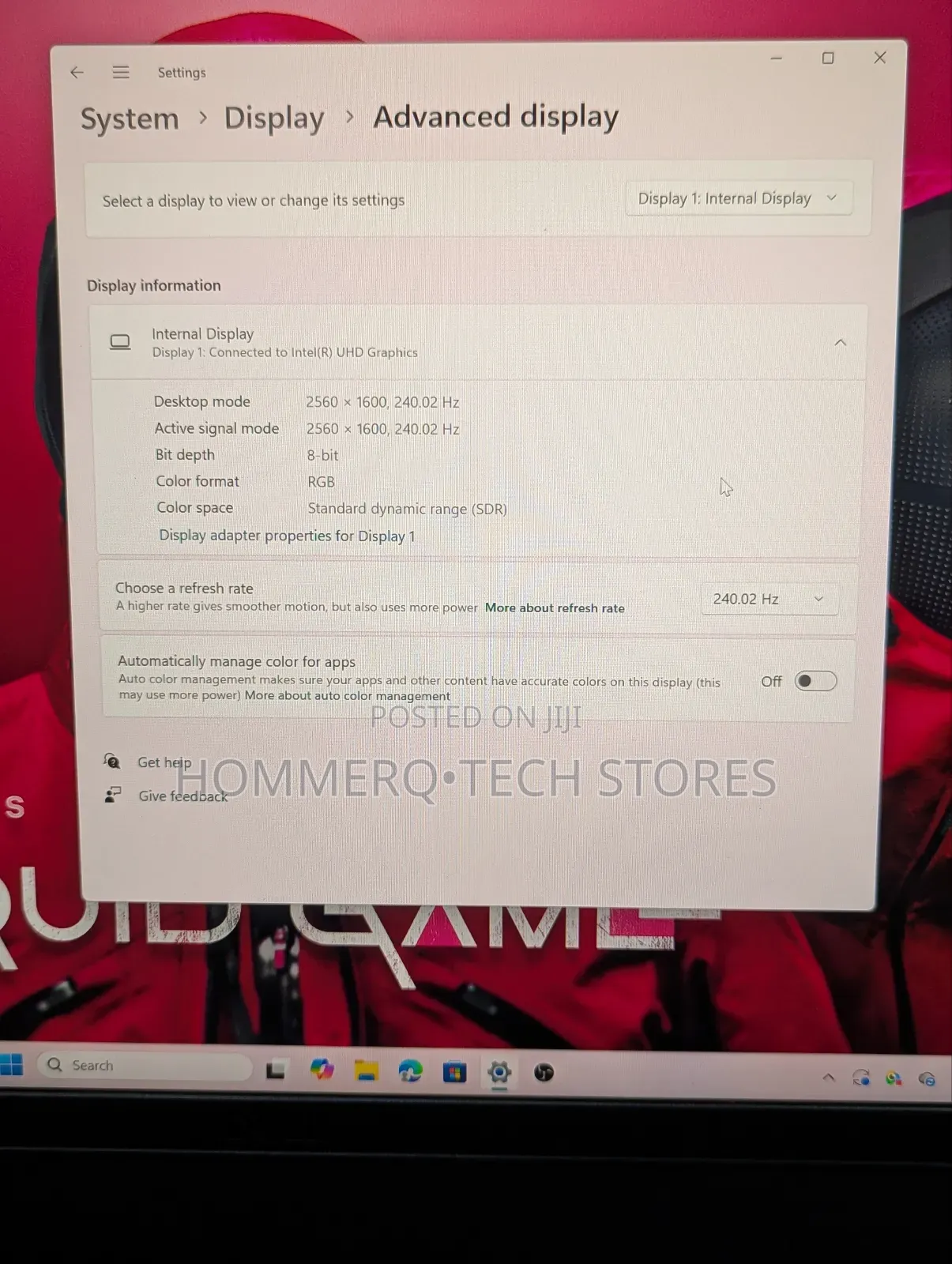Laptop Dell G16 7630 16GB Intel Core I7 SSD 1T