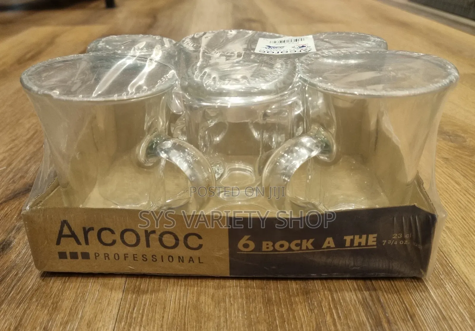 Arcoroc Tea Glass Bock a the 6pcs 23cl