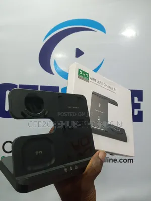 5 in 1 Wireless Charger 15w Fast Stand .