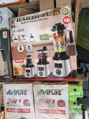 8 In1 Bardefu Blender (5052) 9500watt, 3litres , 8blades
