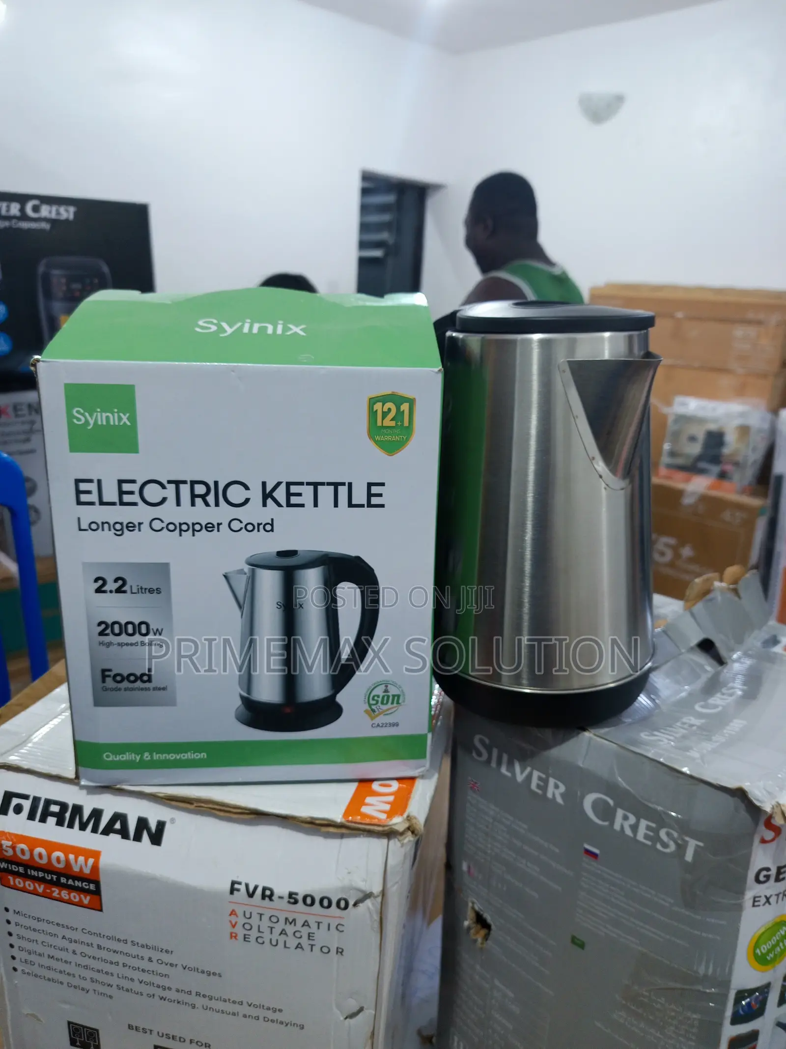 Quick Boil Champion: Syinix 2.2l Electric Kettle