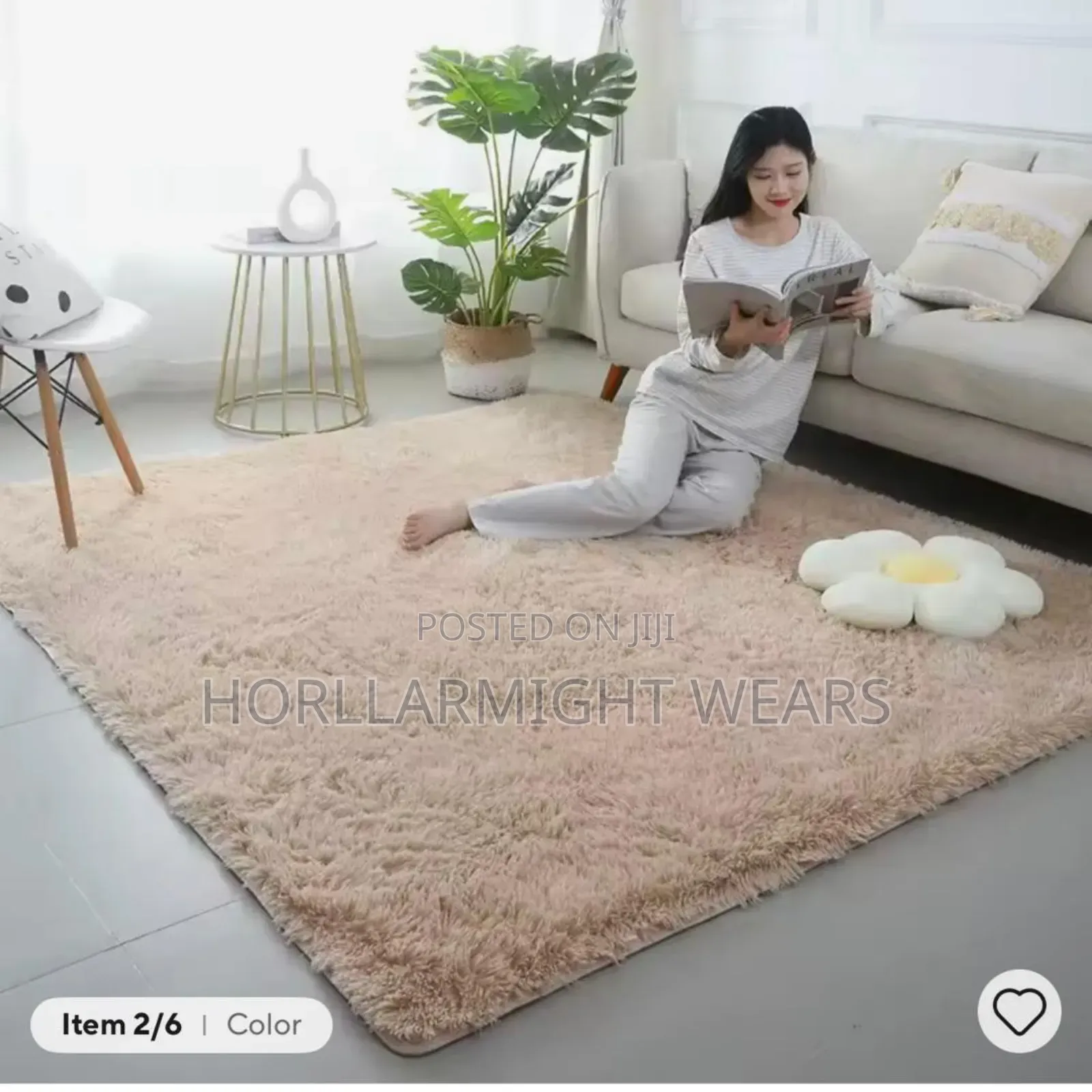 Quality Home/Reception Fluffy Centre Rug.