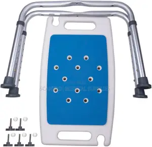 Premium Shower Chair With Blue Sponge Mat for Daily Comfort