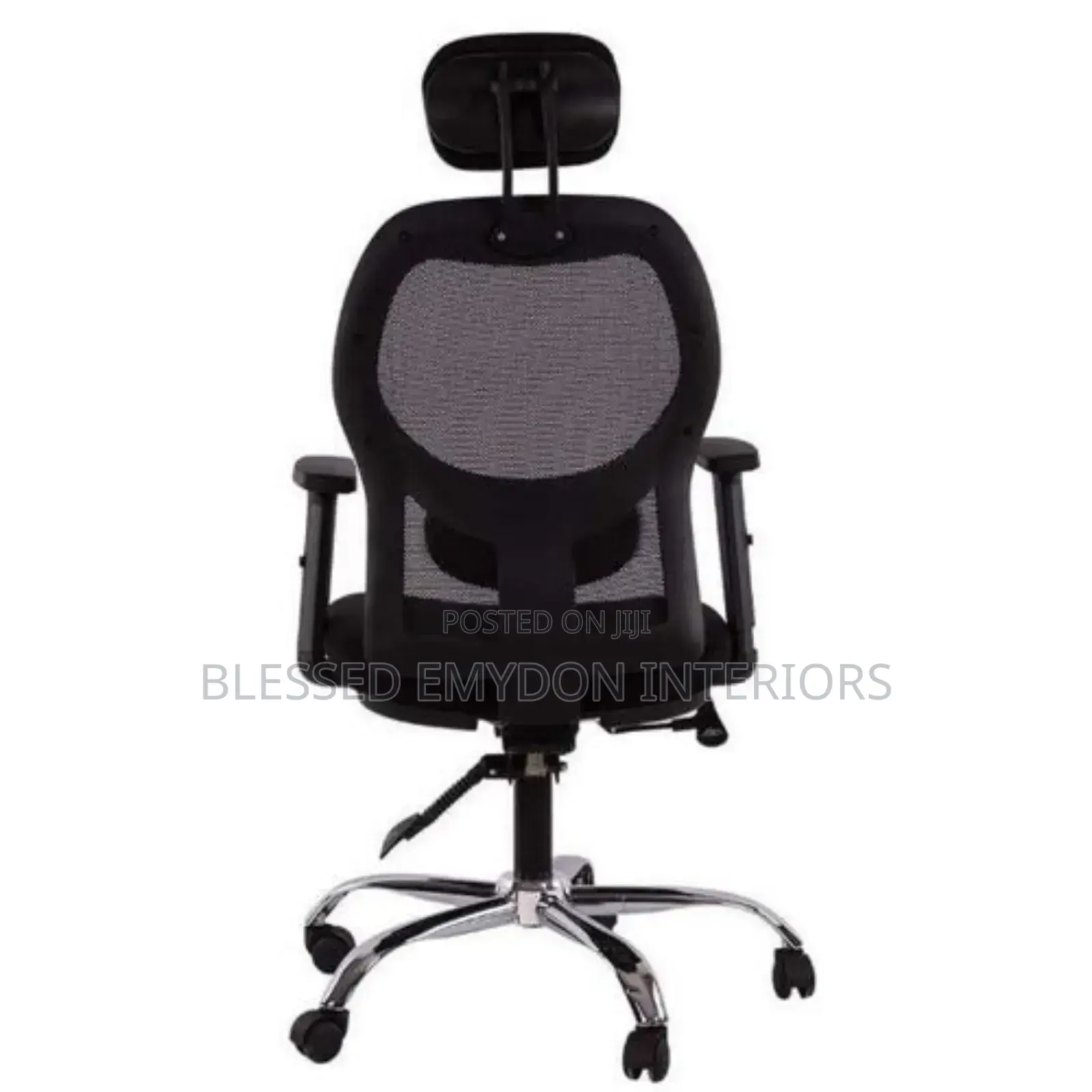 Ergonomic Office Mesh Chair, High Back With Adjustable Headrest