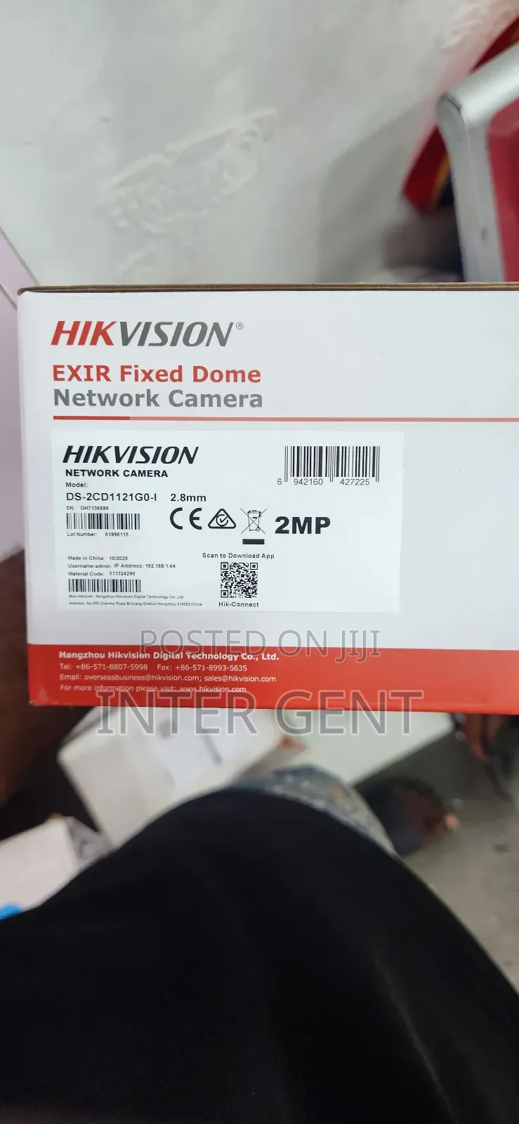 Hikvision Dome Camera Ip 2mp