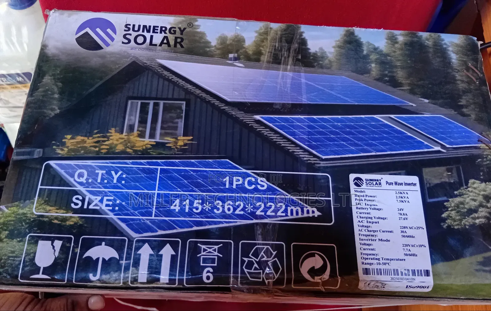 Sunergy Inverter 2.5kva for sale - MILLER TECHNOLOGIES LTD Price: ₦ ...