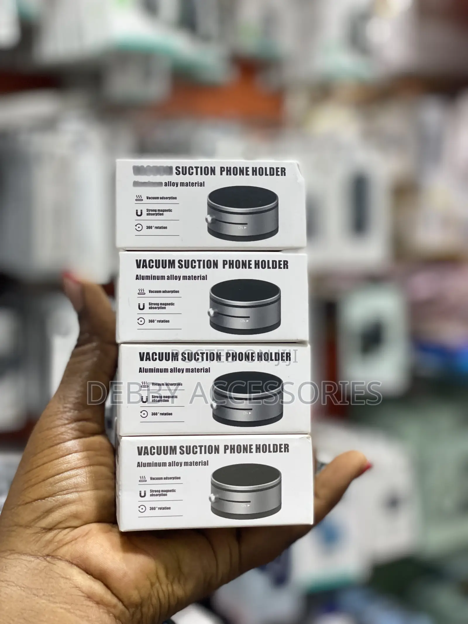 Vacuum Suction Phone Holder