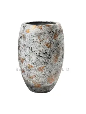 Classic Fiberglass Planter (Rustic Design)