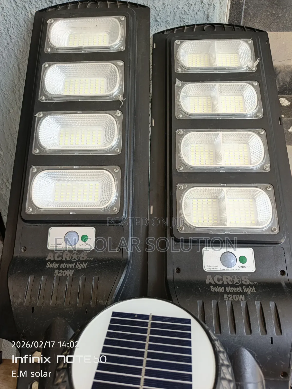 520watts Solar Street Lights Available