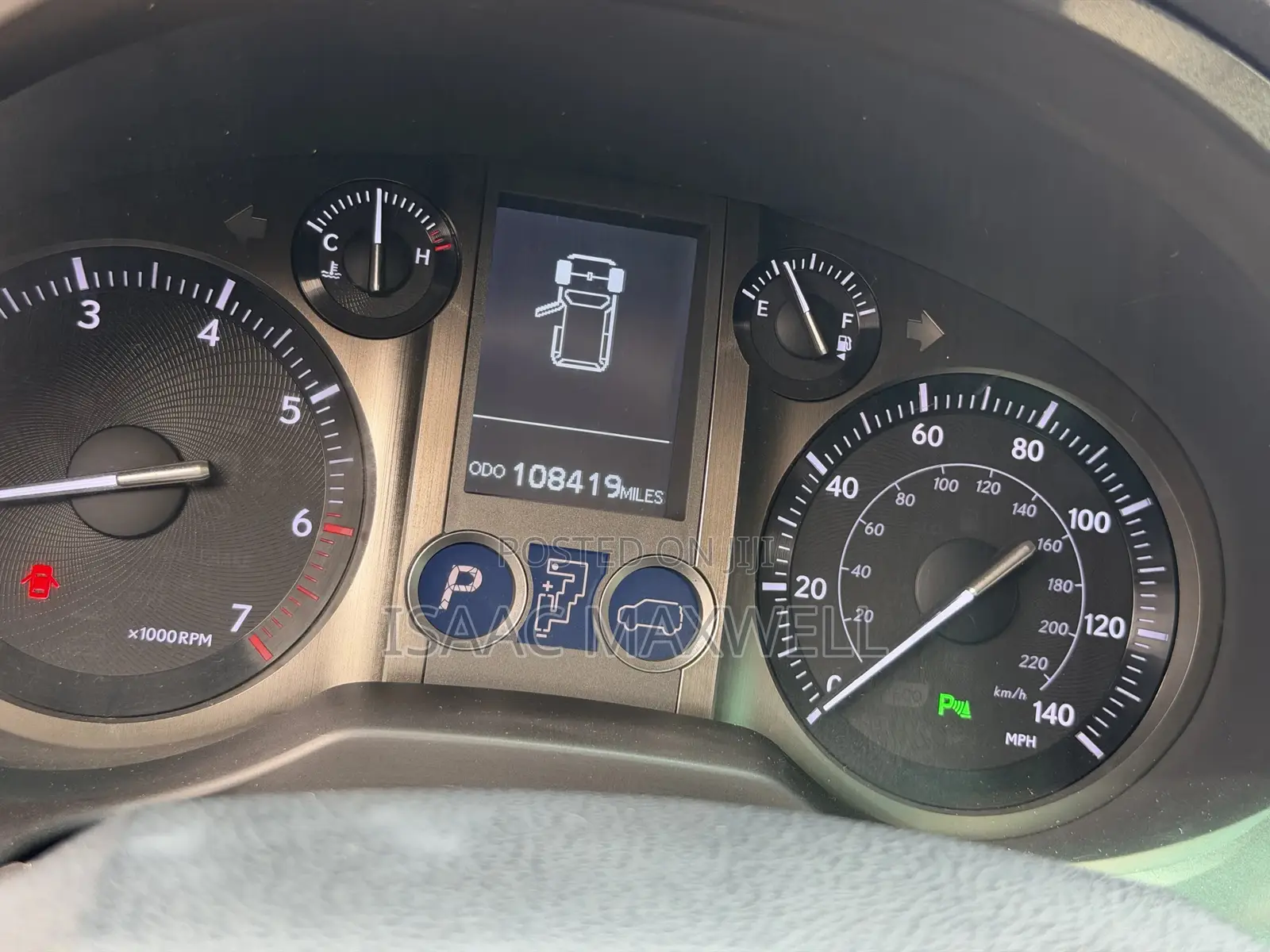 Lexus GX 2010 Red
