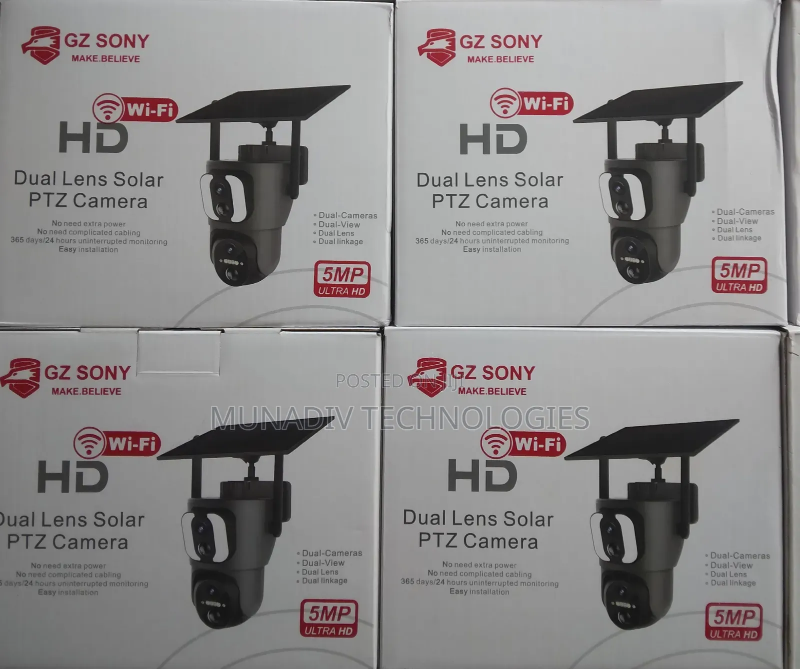 Hd Dual Lens PTZ Solar Canera