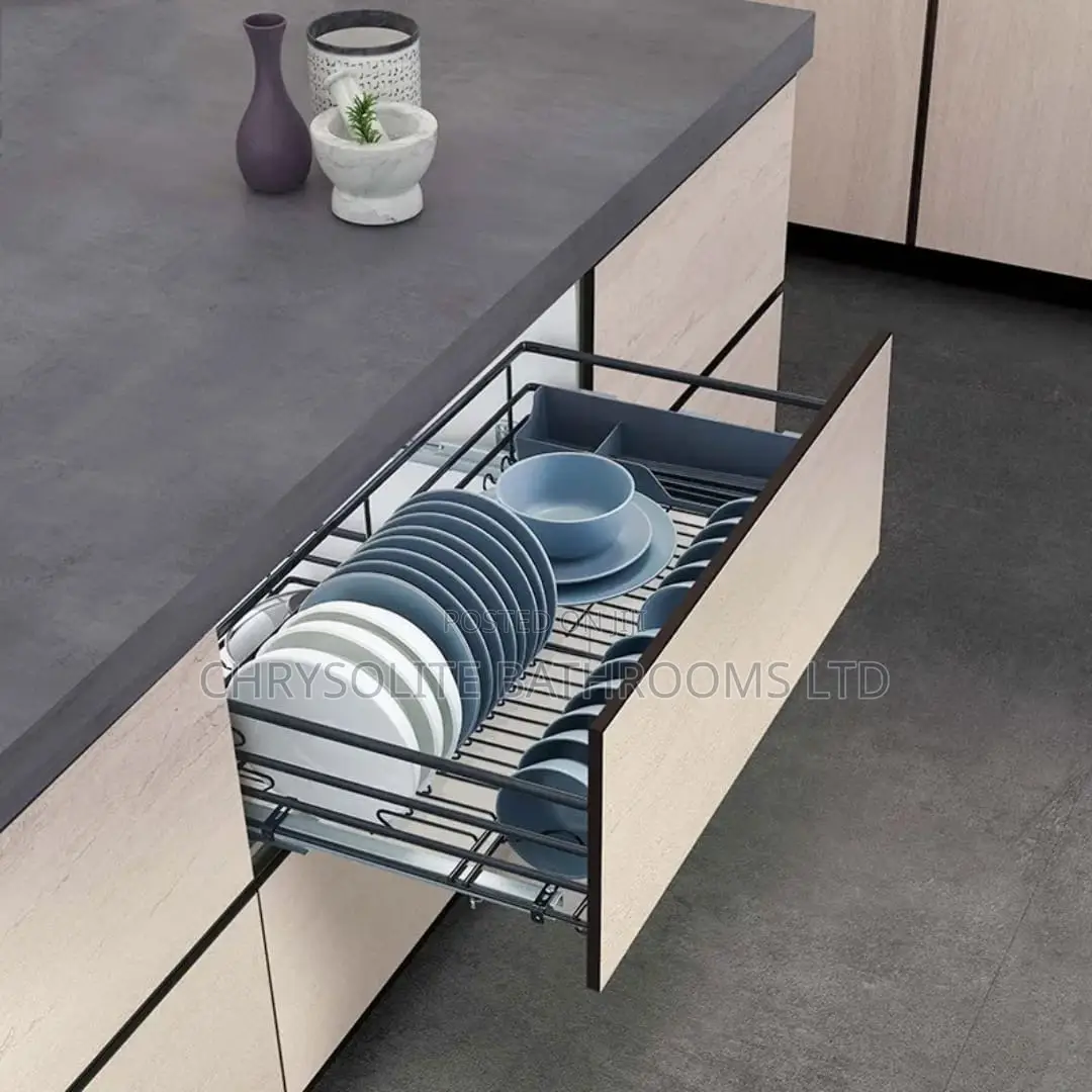 Drawer Plate Rack Organizer