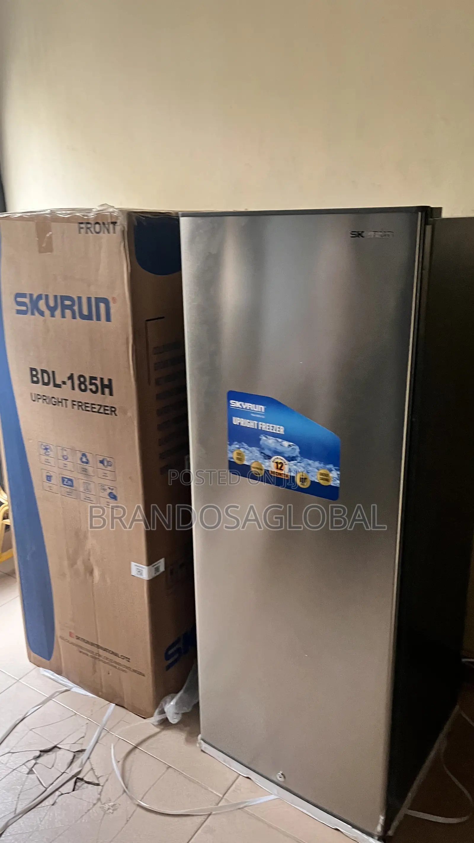 Skyrun Upright Freezer BDL-185h – Strong Compressor