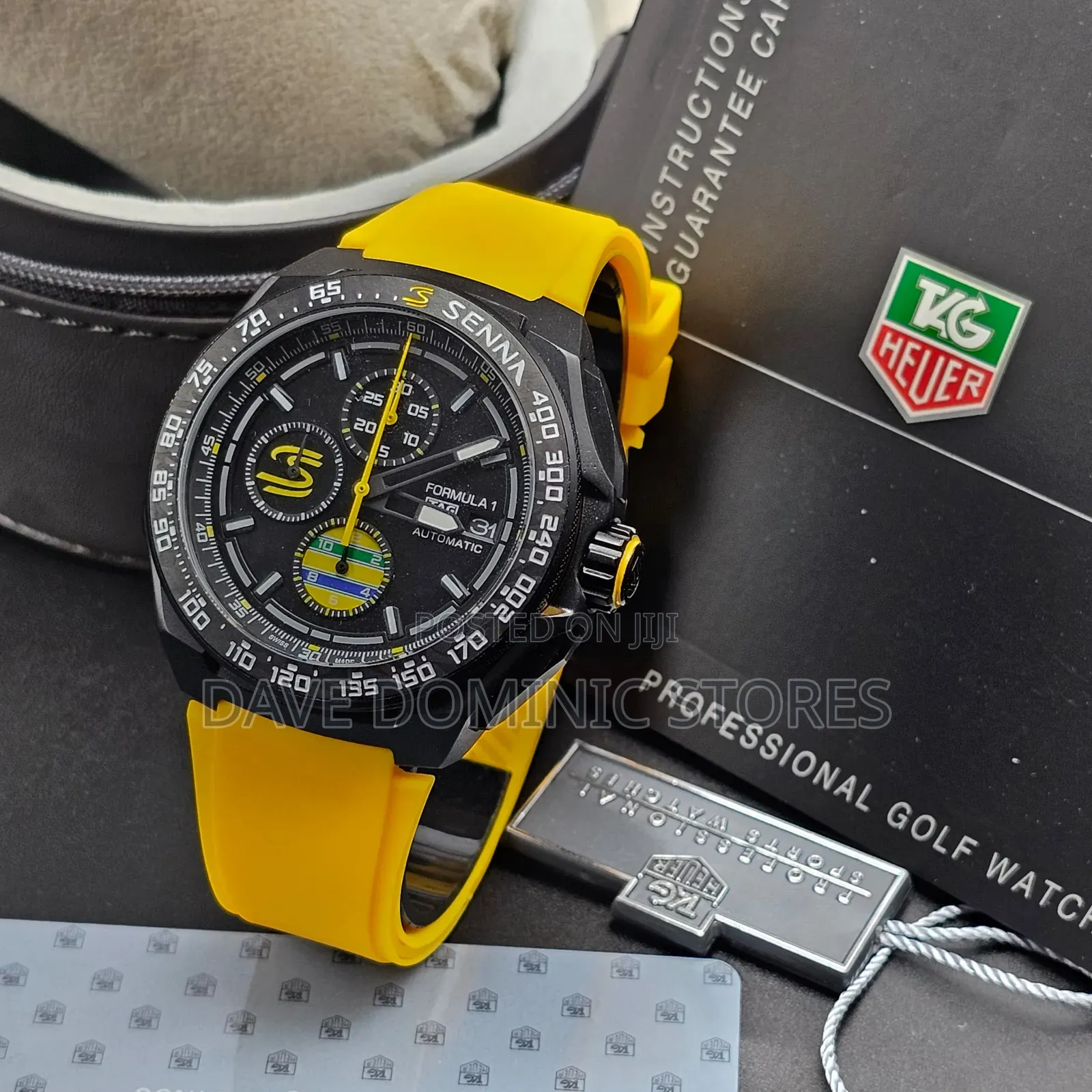 Tag Heuer Rubber Watch Chronograph.