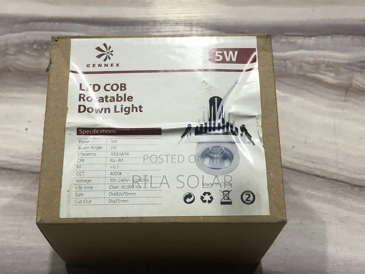 5w Gennex Led Rotatable Cob Down Light