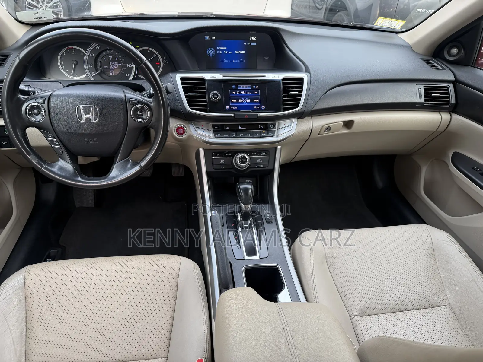 Honda Accord Touring 4dr Sedan FWD (3.5L 6cyl 6A) 2013 Burgundy