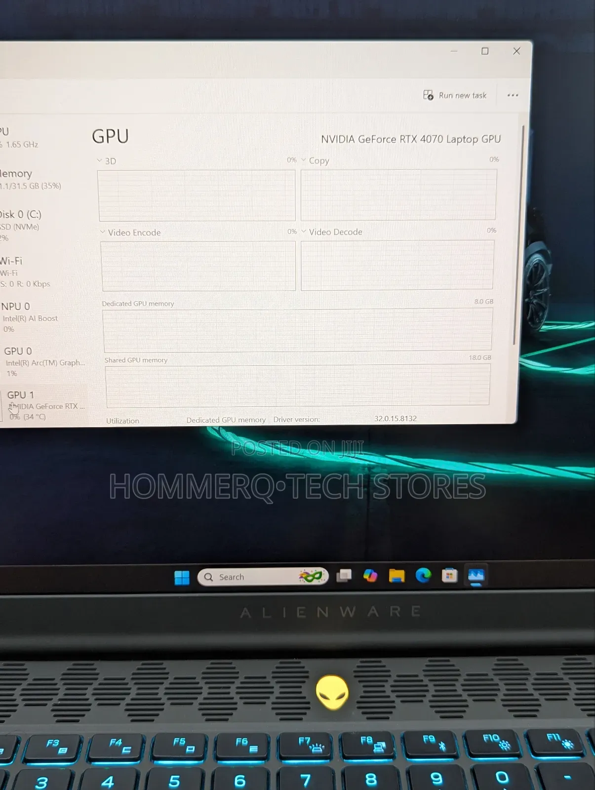 Laptop Dell Alienware M16 R2 32GB Intel Core Ultra 9 SSD 1T
