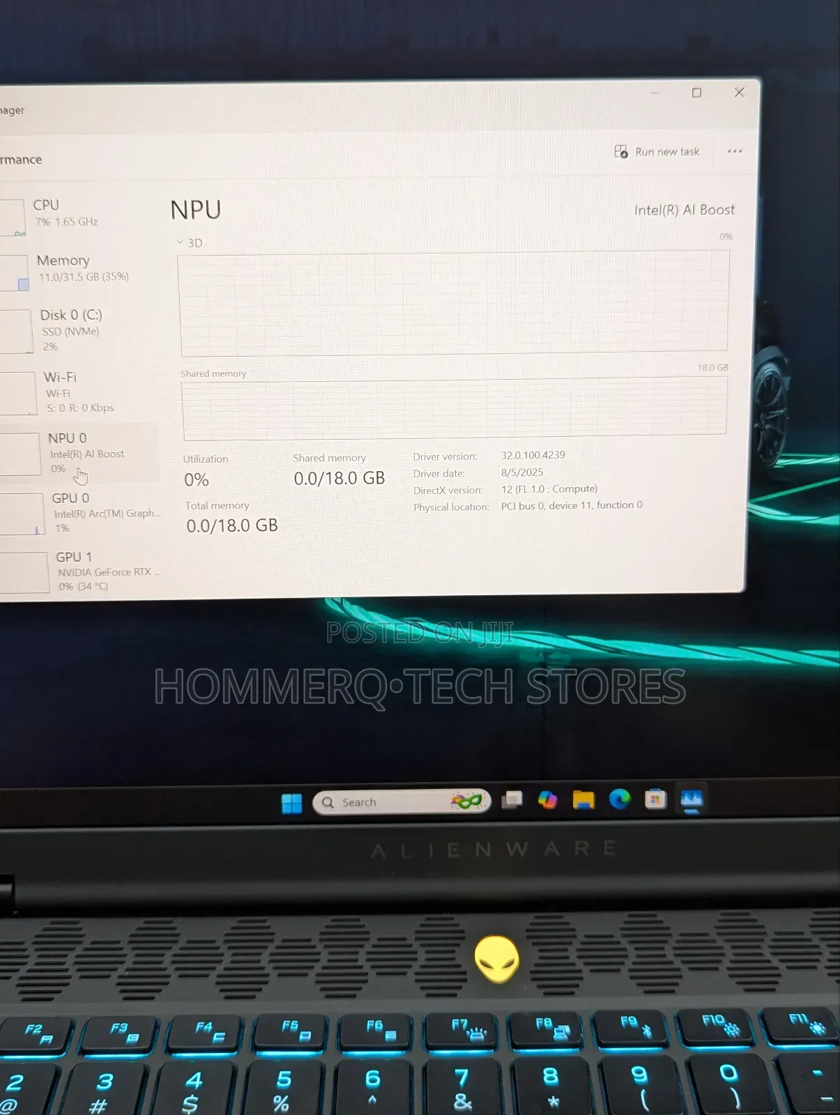 Laptop Dell Alienware M16 R2 32GB Intel Core Ultra 9 SSD 1T