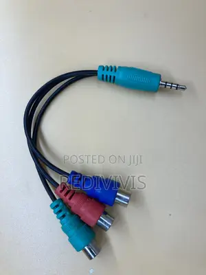 3.5 Mm TRRS Male to 3 Rca Female Adapter Cable