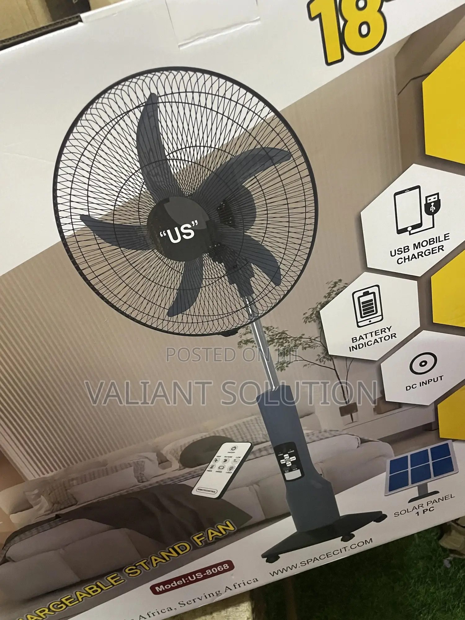 Rechargeable Standing Fan