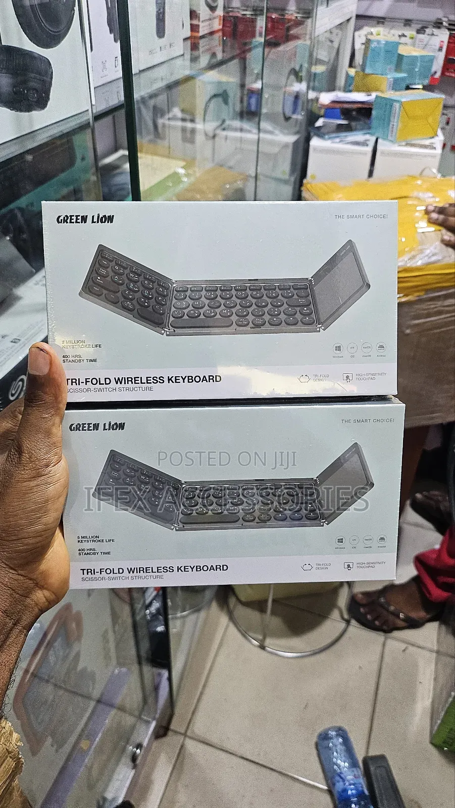 Green Lion Tri-Fold Wireless Keyboard