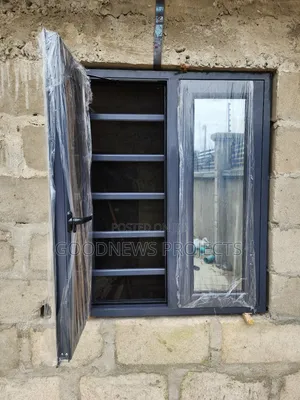 Casement Window With Net & Burglary