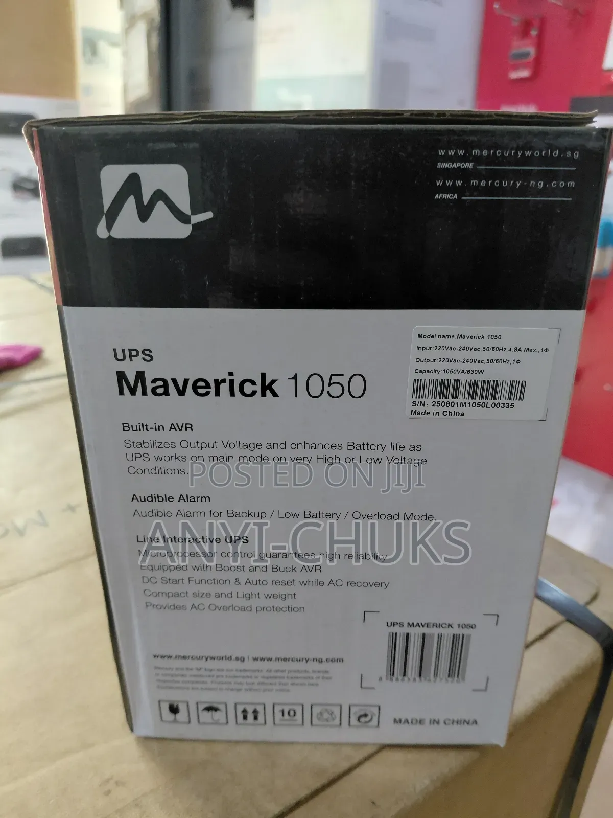 Mercury Maverick 1050kva Ups