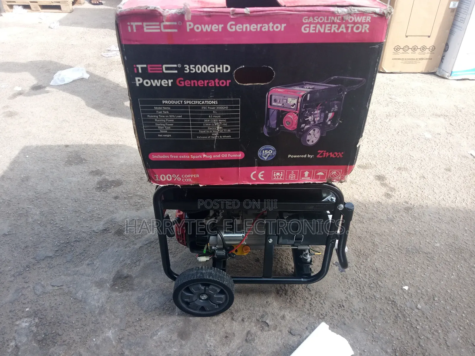 Itec Generator With Key and Tryer 2 Years Warranty