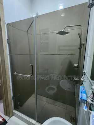 Brown Shower Glass Door